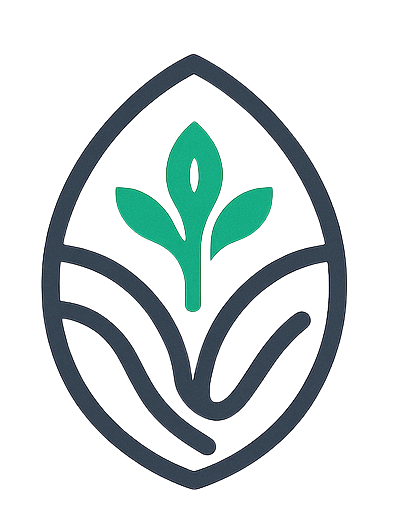 ReFund logo – seedling in leaf